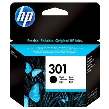 HP 301 tintapatron - Deskjet 1000, 2540 AiO, Officejet 2620 AiO - fekete