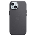 iPhone 15 Apple FineWoven Case with MagSafe MT393ZM/A (Open Box - Bulk) - Black