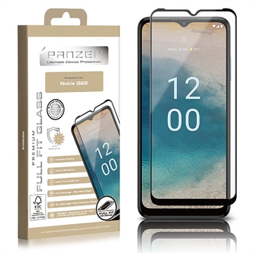 Panzer Premium Full Fit Nokia G22 képernyővédő fólia - fekete