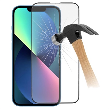 Prio 3D iPhone 13/13 Pro/14 edzett üveg képernyővédő fólia - 9H - fekete