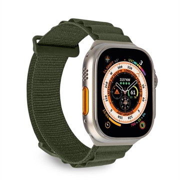 Apple Watch Ultra 2/Ultra/9/8/8/SE (2022)/7/SE/6/5/4/3/2/1 Puro Extreme szíj - 49mm/45mm/44mm/42mm - Army Green