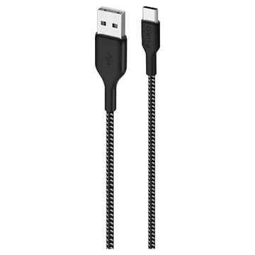 Puro Fabric Ultra-erős USB-A / USB-C kábel - 1,2m, 30W