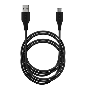 Puro USB-A / USB-C töltő- és szinkronizáló kábel - 2m - Fekete