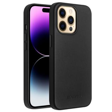 Qialino Premium Mag iPhone 14 Pro Bőrtok