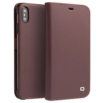 Qialino Classic iPhone XS Max Wallet bőr tok