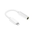 Reekin Lightning to 3.5mm Jack Audio Adapter - 10cm - White