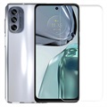 Saii 2 az 1-ben Motorola Moto G62 5G TPU tok és edzett üveg képernyővédő fólia