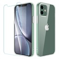 Saii 2 az 1-ben iPhone 12 Mini TPU tok és edzett üveg képernyővédő fólia