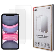 Saii 3D Premium iPhone 11 edzett üveg képernyővédő fólia - 9H - 2db.