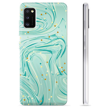 Samsung Galaxy A41 TPU tok - zöld menta