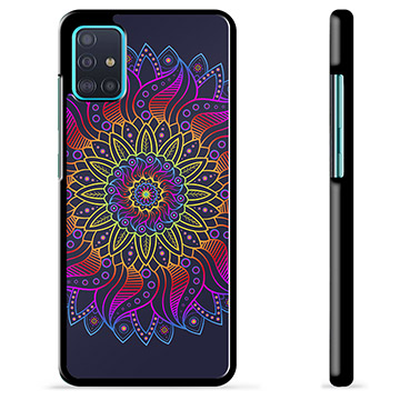 Samsung Galaxy A51 védőburkolat - színes mandala