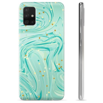 Samsung Galaxy A51 TPU tok - zöld menta