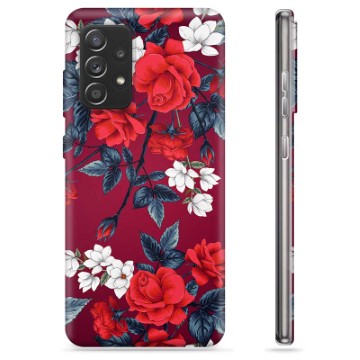 Samsung Galaxy A52 5G, Galaxy A52s TPU tok - Vintage Flowers