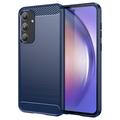 Samsung Galaxy A55 Szálcsiszolt TPU Tok - Szénszálas