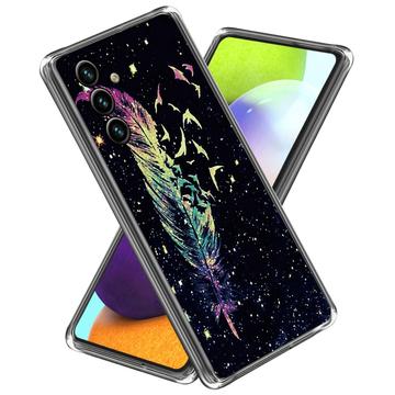 Samsung Galaxy A55 Stílusos Ultravékony TPU Tok - Madártoll