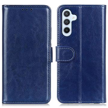 Samsung Galaxy F34/M34 5G Wallet Case with Magnetic Closure - Dark Blue