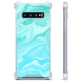 Samsung Galaxy S10 hibrid tok - kék márvány