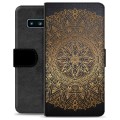 Samsung Galaxy S10+ Premium Wallet tok - Mandala