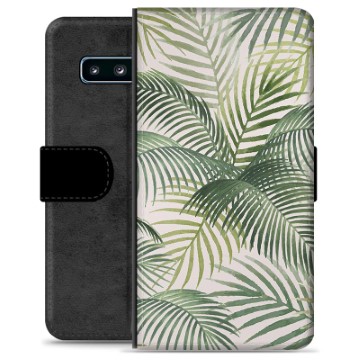 Samsung Galaxy S10 Premium pénztárca tok - Tropic