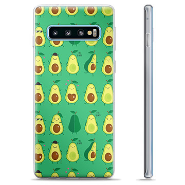 Samsung Galaxy S10+ TPU tok – avokádó minta