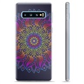 Samsung Galaxy S10+ TPU tok – színes mandala