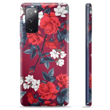 Samsung Galaxy S20 FE TPU tok - Vintage Flowers