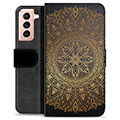 Samsung Galaxy S21 5G Premium Wallet tok - Mandala