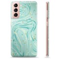 Samsung Galaxy S21 5G TPU tok - zöld menta