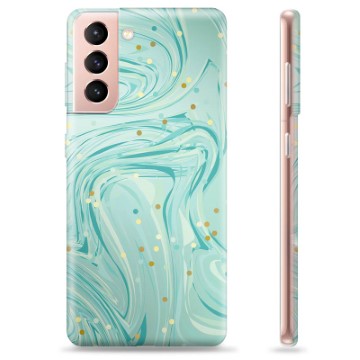 Samsung Galaxy S21 5G TPU tok - zöld menta