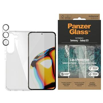 Samsung Galaxy S23 5G PanzerGlass 3 az 1-ben védőcsomag - Átlátszó