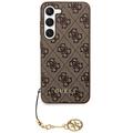 Samsung Galaxy S24 Guess 4G Charms Collection Hibrid Tok - Barna