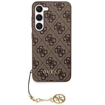 Samsung Galaxy S24 Guess 4G Charms Collection Hibrid Tok - Barna