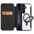 Samsung Galaxy S24+ Dux Ducis Skin X Pro Magnetic Flip Case - Black