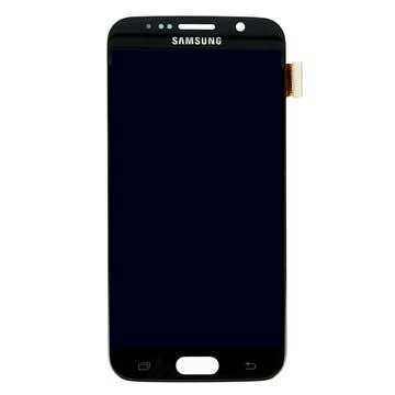 Samsung Galaxy S6 LCD kijelző GH97-17260A - Fekete