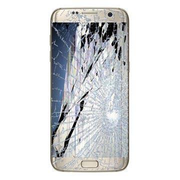 Samsung Galaxy S7 Edge LCD és érintőképernyő javítás (GH97-18533C) - Arany