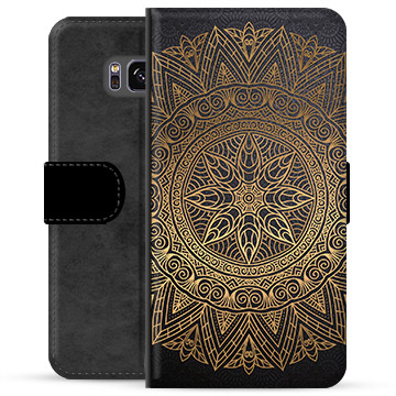 Samsung Galaxy S8+ Premium Wallet tok - Mandala