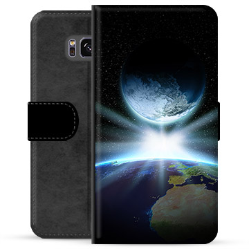 Samsung Galaxy S8+ Premium Wallet tok - Space