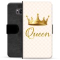 Samsung Galaxy S8 Premium Wallet tok - Queen