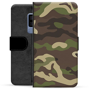 Samsung Galaxy S9+ Premium Wallet tok - Camo