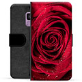 Samsung Galaxy S9 Premium pénztárca tok - Rose