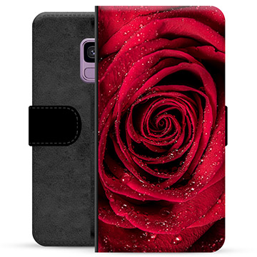 Samsung Galaxy S9 Premium pénztárca tok - Rose