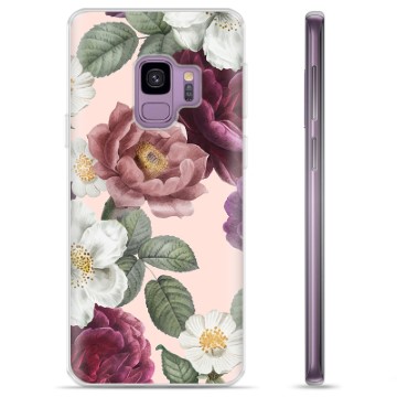 Samsung Galaxy S9 TPU tok – romantikus virágok