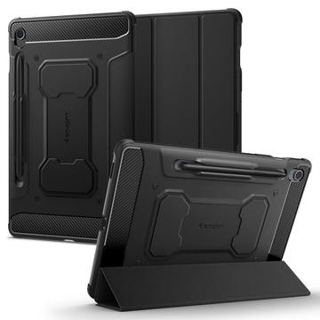 Samsung Galaxy Tab S9 FE Spigen Rugged Armor Pro Folio tok - fekete