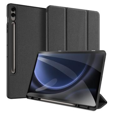 Samsung Galaxy Tab S9 FE+ Dux Ducis Domo Tri-Fold Smart Folio Tok - Fekete