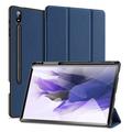 Samsung Galaxy Tab S9+ Dux Ducis Domo Tri-Fold Smart Folio Tok - Kék