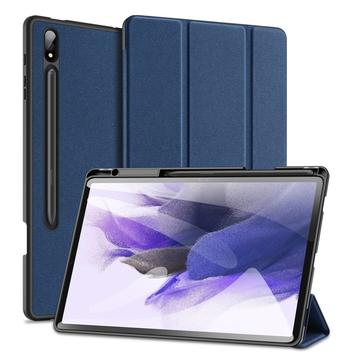 Samsung Galaxy Tab S9+ Dux Ducis Domo Tri-Fold Smart Folio Tok - Kék