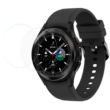 Samsung Galaxy Watch4 Classic edzett üveg képernyővédő fólia - 42mm - 2 db.