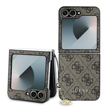 Samsung Galaxy Z Flip6 Guess 4G Charms Collection Hibrid Tok - Barna