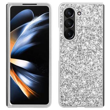 Glitter sorozatú Samsung Galaxy Z Fold6 hibrid tok - Ezüst