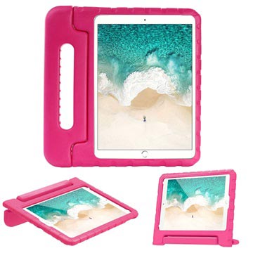 iPad Pro 10.5/iPad 10.2 Shockproof Kids Carrying Case - Hot Pink